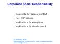 Corporate Social Responsibility PowerPoint PPT Presentation
