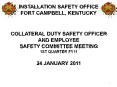 INSTALLATION SAFETY OFFICE PowerPoint PPT Presentation