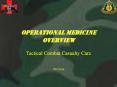 Operational medicine overview PowerPoint PPT Presentation