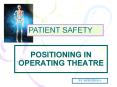 POSITIONING IN OPERATING THEATRE PowerPoint PPT Presentation