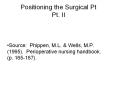 Positioning the Surgical Pt Pt. II PowerPoint PPT Presentation