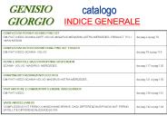catalogo                                 INDICE GENERALE
