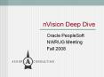 nVision Deep Dive Oracle PeopleSoft NWRUG Meeting Fall 200 PowerPoint PPT Presentation