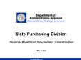 State Purchasing Division PowerPoint PPT Presentation