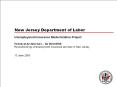 New Jersey Department of Labor PowerPoint PPT Presentation