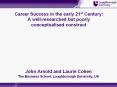 Career Success in the early 21st Century: A well-researched but poorly conceptualised construct PowerPoint PPT Presentation