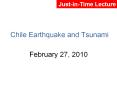 Chile Earthquake and Tsunami PowerPoint PPT Presentation