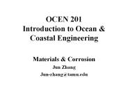 OCEN 201 Introduction to Ocean