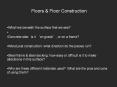 Floors & Floor Construction PowerPoint PPT Presentation