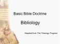 Basic Bible Doctrine PowerPoint PPT Presentation