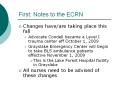 First: Notes to the ECRN PowerPoint PPT Presentation