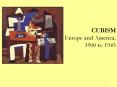 CUBISM PowerPoint PPT Presentation