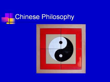 Chinese Philosophy