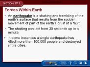 Forces Within Earth