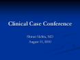 Clinical Case Conference PowerPoint PPT Presentation