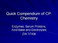 Quick Compendium of CP: Chemistry PowerPoint PPT Presentation