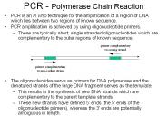 PCR - Polymerase Chain Reaction