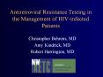 Antiretroviral Resistance Testing in the Management of HIV-infected Patients PowerPoint PPT Presentation