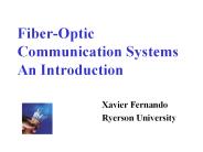 Fiber-Optic Communication Systems An Introduction