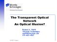 The Transparent Optical Network An Optical Illusion? PowerPoint PPT Presentation