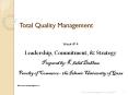 Total Quality Management PowerPoint PPT Presentation