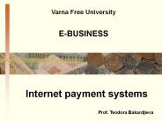 Internet payment systems