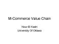 M-Commerce Value Chain PowerPoint PPT Presentation