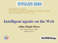 Intelligent agents on the Web PowerPoint PPT Presentation