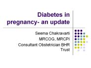 Diabetes in pregnancy- an update