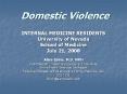Domestic Violence PowerPoint PPT Presentation