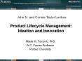 Product Lifecycle Management: Ideation and Innovation PowerPoint PPT Presentation