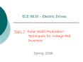ECE 8830 - Electric Drives PowerPoint PPT Presentation