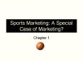 Sports Marketing: A Special Case of Marketing? PowerPoint PPT Presentation