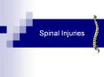 Spinal Injuries PowerPoint PPT Presentation