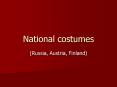 National costumes PowerPoint PPT Presentation