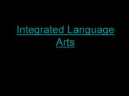 Integrated Language Arts