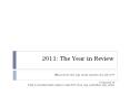 2011: The Year in Review PowerPoint PPT Presentation
