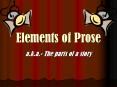 Elements of Prose PowerPoint PPT Presentation