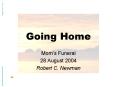 Going Home PowerPoint PPT Presentation
