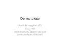 Dermatology PowerPoint PPT Presentation