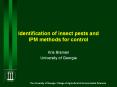 Identification of insect pests and IPM methods for control PowerPoint PPT Presentation