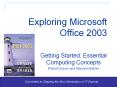 Exploring Microsoft Office 2003 PowerPoint PPT Presentation