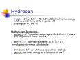 Hydrogen PowerPoint PPT Presentation