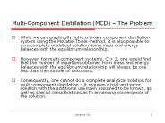 Multi-Component Distillation (MCD) 