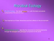Microbial Ecology