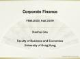 Corporate Finance PowerPoint PPT Presentation