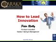 How to Lead Innovation PowerPoint PPT Presentation