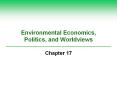 Environmental Economics, Politics, and Worldviews PowerPoint PPT Presentation