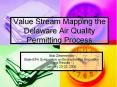 Value Stream Mapping the Delaware Air Quality Permitting PowerPoint PPT Presentation