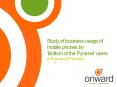Study of business usage of mobile phones by  Bottom of the PowerPoint PPT Presentation